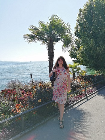 Laura im Urlaub am Bodensee