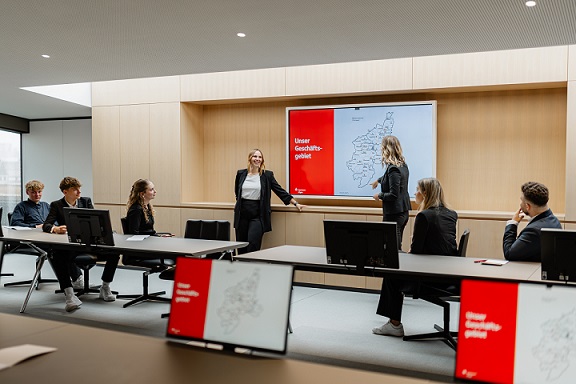 Präsentation in der Ausbildungsveranstaltung 