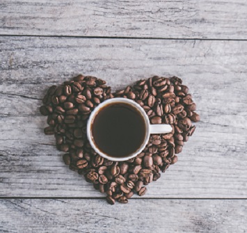 Kaffeetasse mit Herz