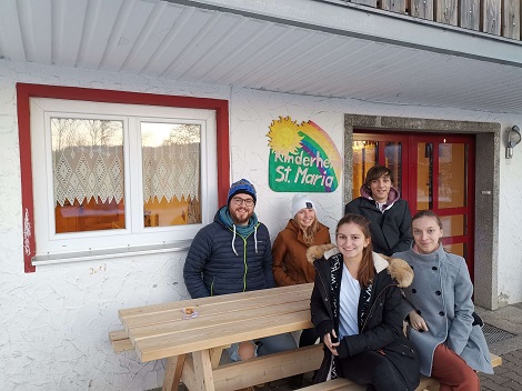 Andreas Lechleiter, Steffi, Cassy, Dennis und ich Sparkasse, Azubi-Blog