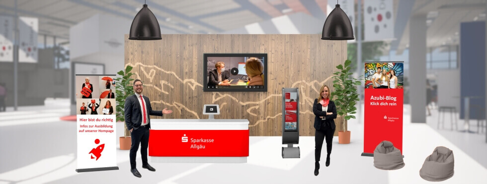 Unser digitaler Stand steht schon bereit Unser digitaler Stand steht schon bereit