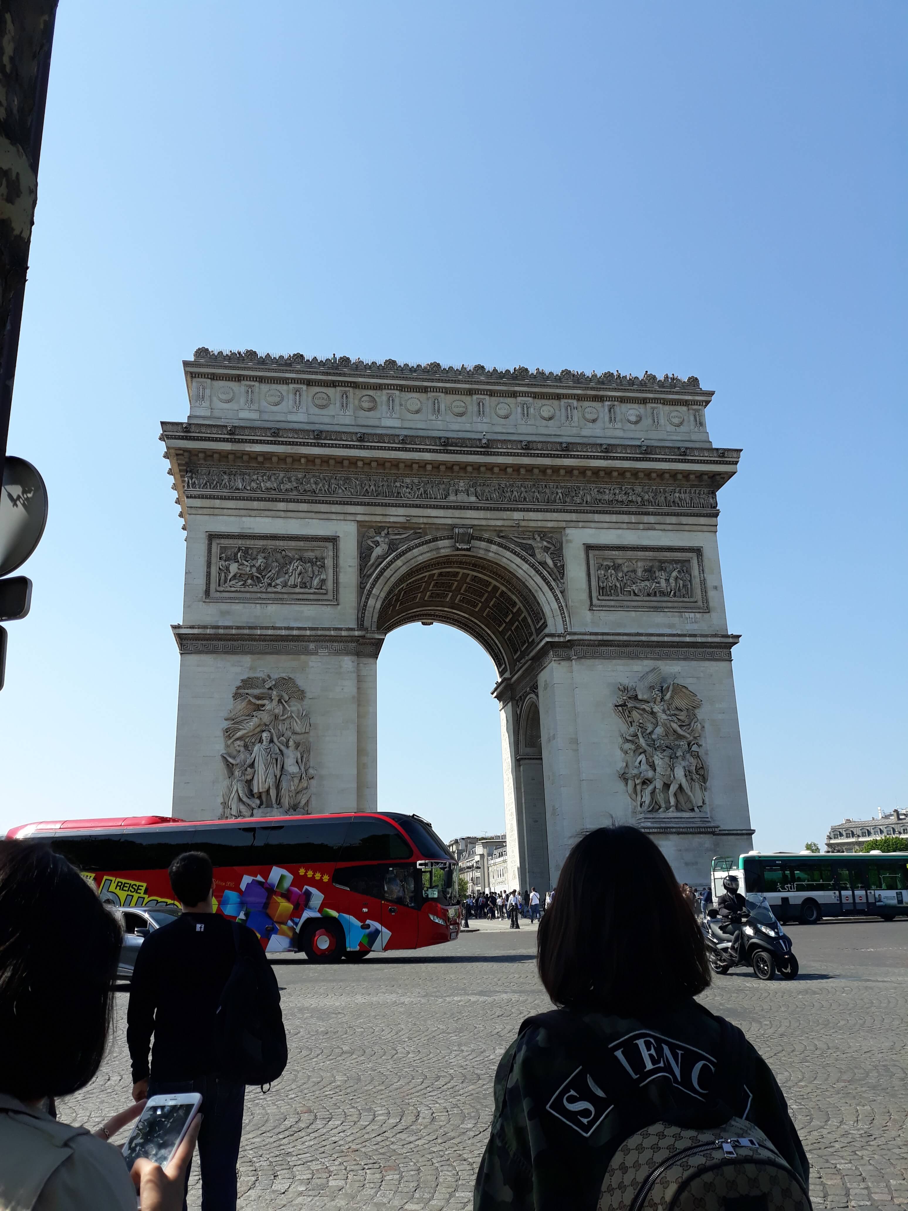 Mitten in Paris: L'arc de triomphe
