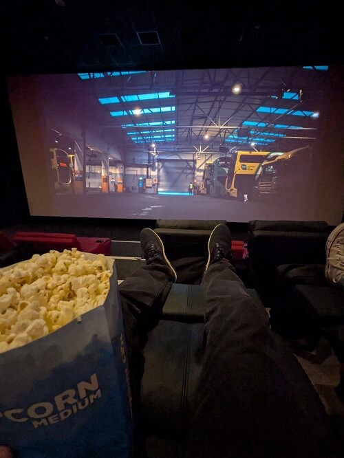 Popcorn im Kino in Galway