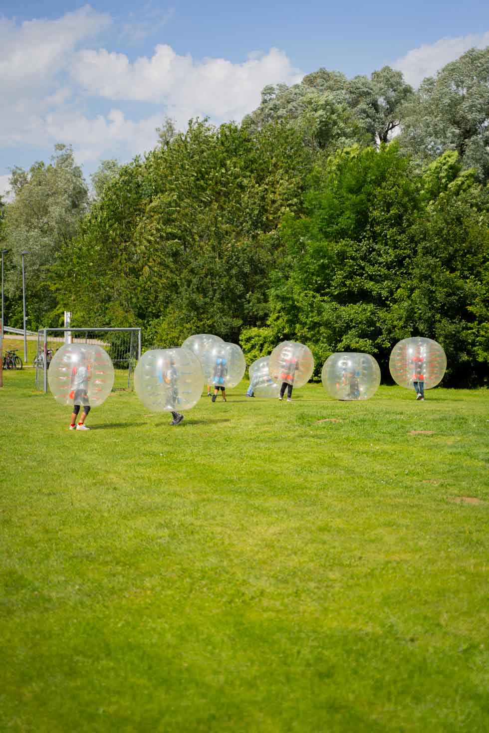 Bubblesoccer auf dem Fun Festival