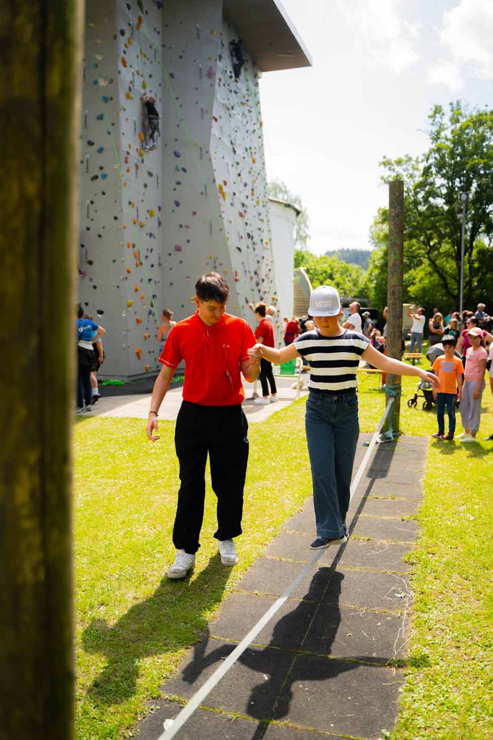 Slackline auf dem Fun Festival