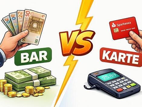 Bar oder Karte Bar oder Karte? - Das Selbstexperiment