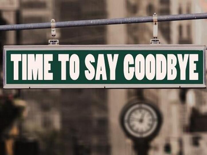 Time to say goodbye