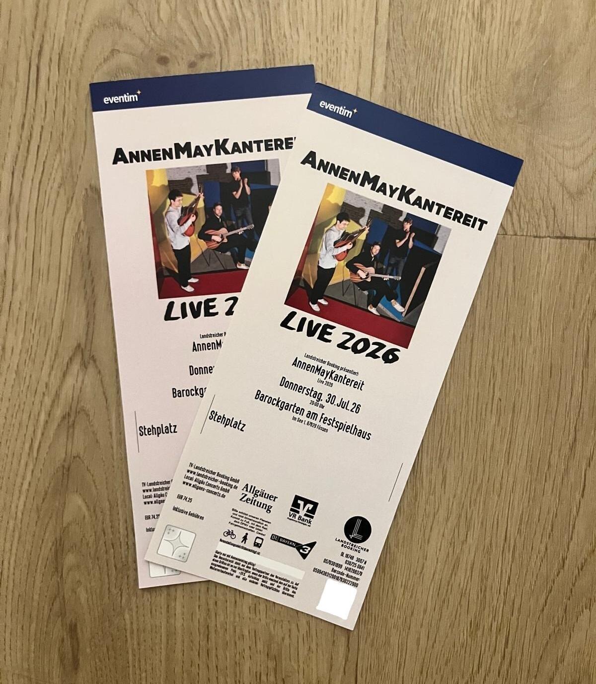 Konzertkarten AnnenMayKantereit