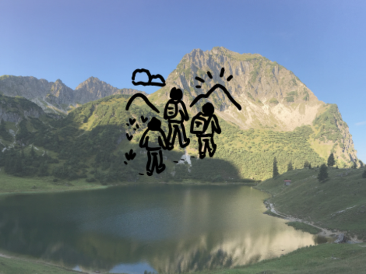 Aussicht auf den Gaisalpsee